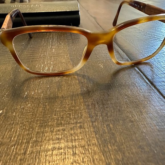 Burberry Prescription Eyeglasses - Havana Brown - Picture 1 of 5